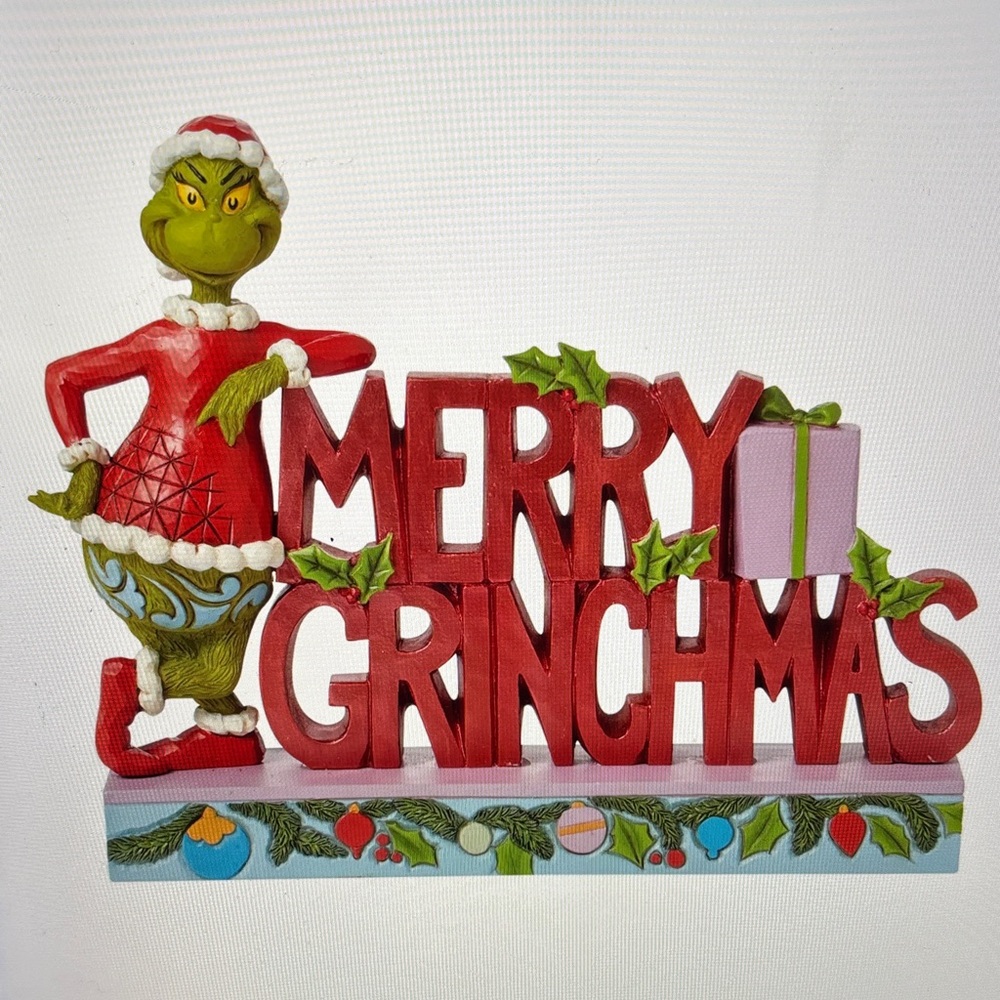 Jim Shore Merry Grinchmas Grinch NEW in box